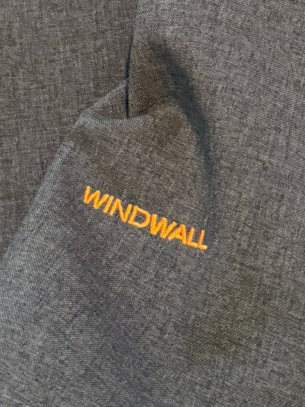 The North Face Mens Windwall Softshell Jacket Gray Orange XXL - Picture 6 of 8
